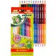 JOLLY Buntstifte Supersticks CRAZY 12er Set (24 Farben)