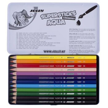 JOLLY farebné ceruzky Supersticks AQUA 12 ks