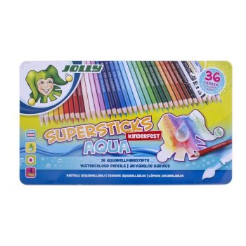 JOLLY farebné ceruzky Supersticks AQUA 36 ks