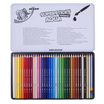 JOLLY farebné ceruzky Supersticks AQUA 36 ks