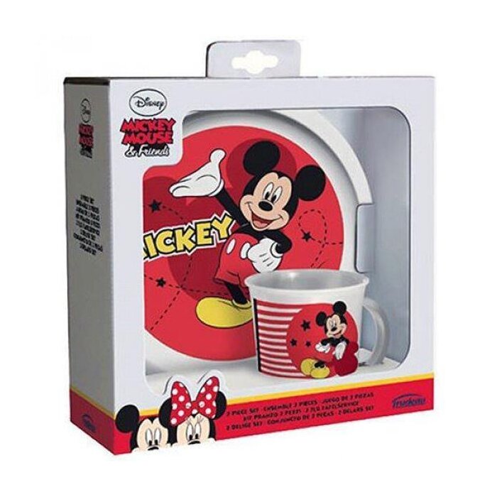 Disney "Mickey Mouse" Kinder Plastikgeschirrset 2-teilig