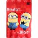 Minions fleecová deka "Naughty or Nice" 100 x 150 cm