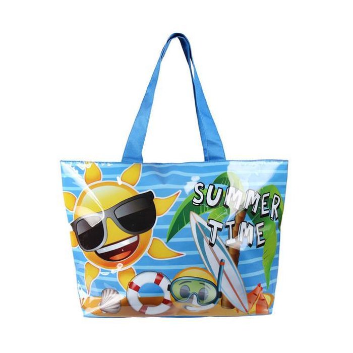 emoji - plážová taška "Summer Time"