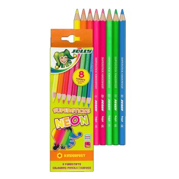 JOLLY Buntstifte Supersticks kinderfest NEON-Kollektion...