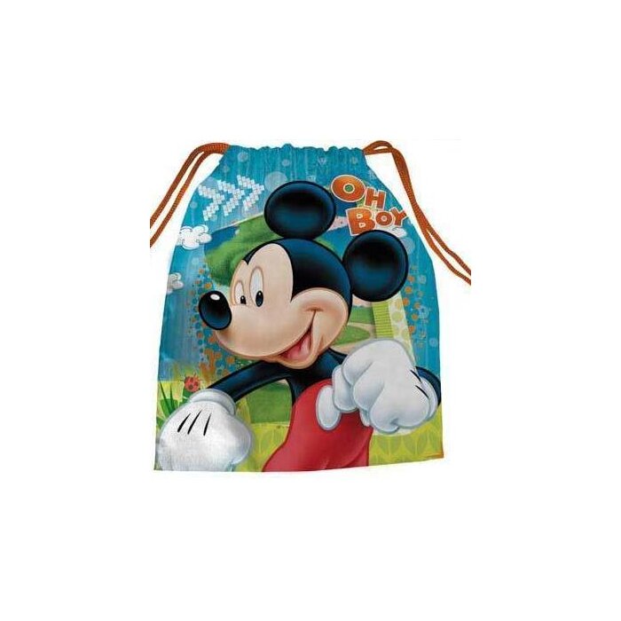 Turnbeutel / Turnsackerl klein 26,5 x 21,5 cm Mickey Mouse