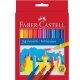 FABER-CASTELL Fasermaler, 24er Kartonetui