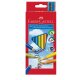 FABER-CASTELL Dreikant-Buntstifte Jumbo, 20er Etui