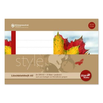 URSUS Staufen Löschblattheft perforiert A5 10 Blatt...