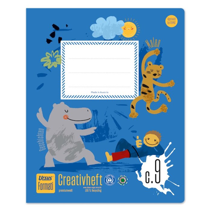 Ursus Formati Creativheft C.9 Quart 20 Blatt Vokabel+6/6/6 lin.