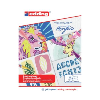 edding 30010 Akrylový pohľadnicový blok A6...