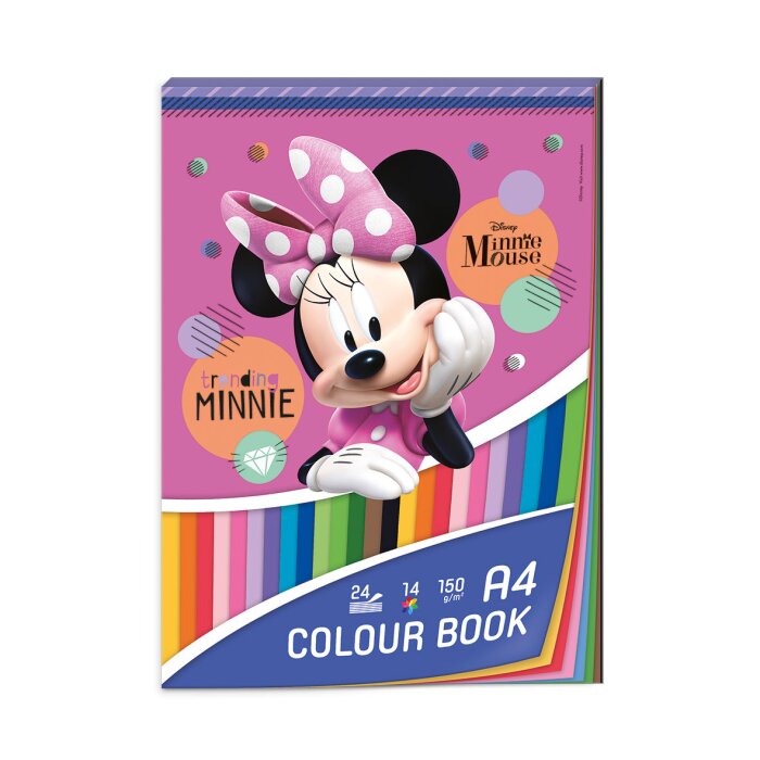 ARGUS blok farebných papierov A4 - Disney Minnie