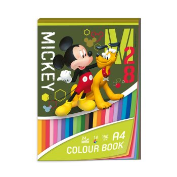 ARGUS blok farebných papierov A4 - Disney Mickey