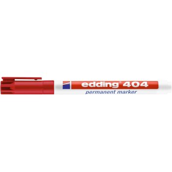 edding 404 permanentný popisovač - červený