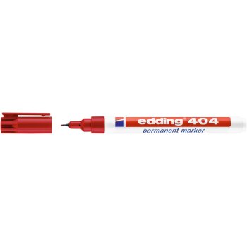 edding 404 permanentný popisovač - červený
