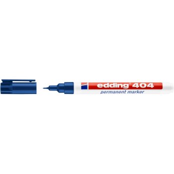 edding 404 permanentný popisovač - modrý