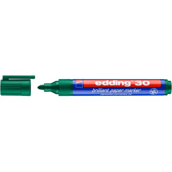 edding 30 Brillant popisovač na papier - zelený