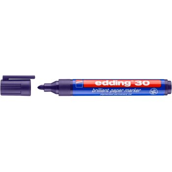 edding 30 Brillant popisovač na papier - fialový