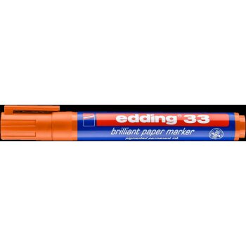 edding 33 Brilliant Papiermarker orange