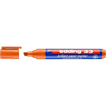 edding 33 Brilliant Papiermarker orange
