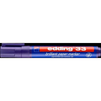 edding 33 Brilliant Papiermarker violett