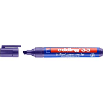 edding 33 Brilliant Papiermarker violett