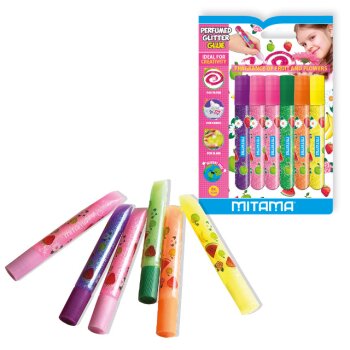 MITAMA Glitzerkleber mit Düften 6 x 10,5 ml