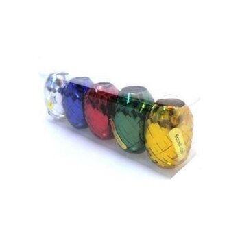 Best Choice Geschenkband 5er Set je 5mm x 10m metallic...