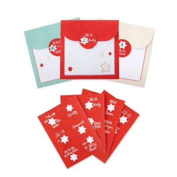 Filou´s Wishes Rätsel Adventskalender-Tüten zum Befüllen & Verschenken
