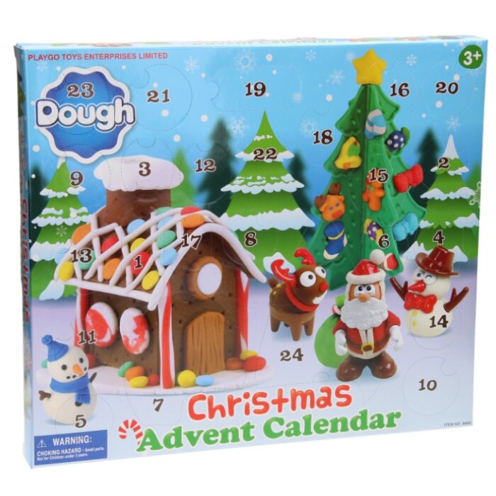 PlayGo Dough Knete Bastelspass Adventskalender