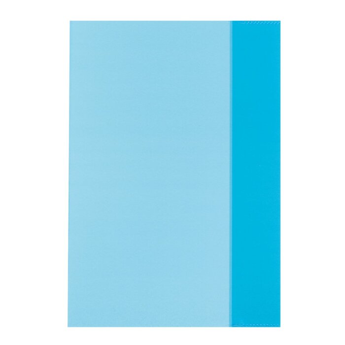 herlitz Heftschoner DIN A5, PP, transparent-blau