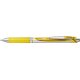 Pentel Liquid Gel-Tintenroller EnerGel BL77, gelb - Hochwertiger Gelschreiber mit Druckmechanik