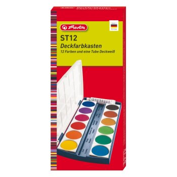 herlitz krycie farby ST12 - 12 farieb