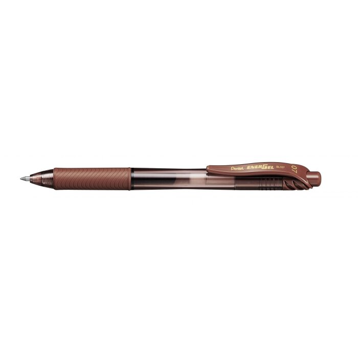 Pentel Liquid Gelový roller EnerGel-X BL107, hnedý - Rýchloschnúce gélové pero