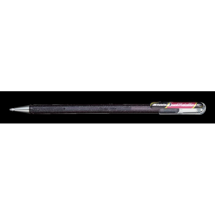 Pentel Hybrid Gelové pero "Dual Pen", čierna/červená