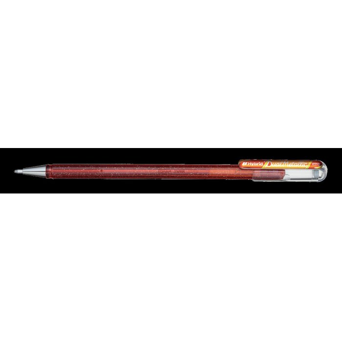 Pentel Hybrid Gel-Tintenroller "Dual Pen", orange/gelb