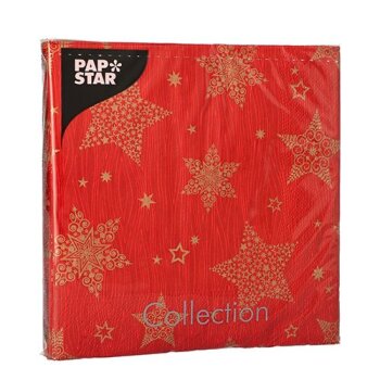 PAPSTAR vianočné servítky - 33 x 33 cm -...