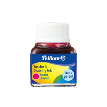 Pelikan Tusche 10ml im Glas karmin