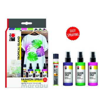 Marabu Fashion Spray Sada „Tropical Island“