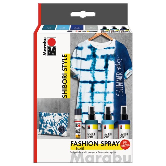 Marabu Fashion-Spray Sada „Shibori Style“