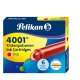 Pelikan 4001 Standard Tintenpatrone rot 6er