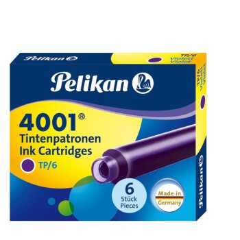 Pelikan 4001 Standard Tintenpatrone violett 6er