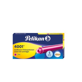 Pelikan 4001 Großraum Tintenpatrone pink 5er
