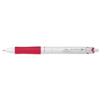 PILOT Druckkugelschreiber ACROBALL PURE WHITE 10, rot
