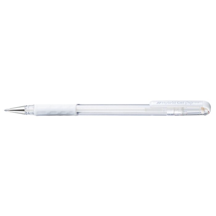 Pentel Gélové pero Hybrid Gel Grip K118L, biele