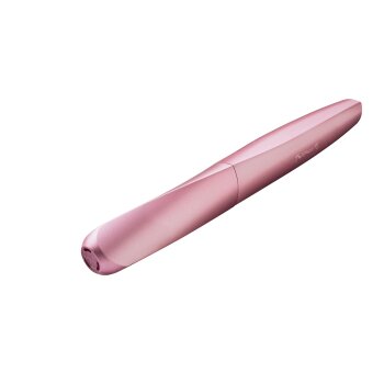 Pelikan Twist - guličkové atramentové pero Girly Rose L+R - vymazateľný modrý atrament - vo farbe ružová / metalická