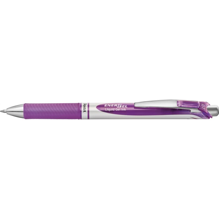Pentel Liquid Gel-Tintenroller EnerGel BL77, violett - Hochwertiger Gelschreiber