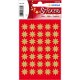 HERMA Weihnachts-Sticker DECOR "Sterne", 15 mm, gold