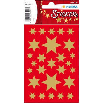 HERMA Weihnachts-Sticker DECOR "Sterne",...