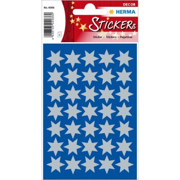 HERMA Weihnachts-Sticker DECOR "Sterne", 16 mm,...
