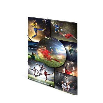 HERMA Eckspannermappe "Fußball", aus PP,...